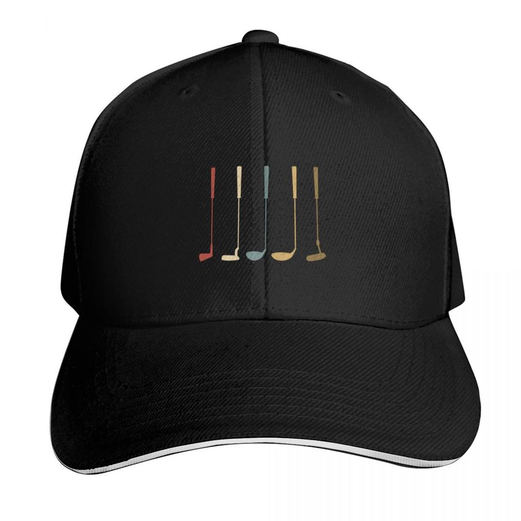 Golf Clubs Retro Vintage Baseball Cap fashionable Hat Unisex Sports Cap Beach Womens Unisexs