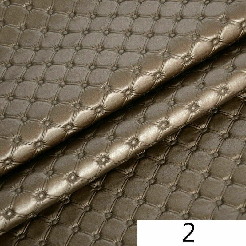 100x138cm Ražená PU kůže Umělá Syntetická Kůže Látky na Šití DIY Taška Pohovka Dekorace do Auta Domácí Čalounický Materiál