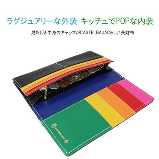 CASTELBAJAC RAINBOW Long Wallet 079614 Black