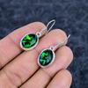 Green Triplet Opal Gemstone 925Sterling Silver Jewelry Earring 1.38" M-3144