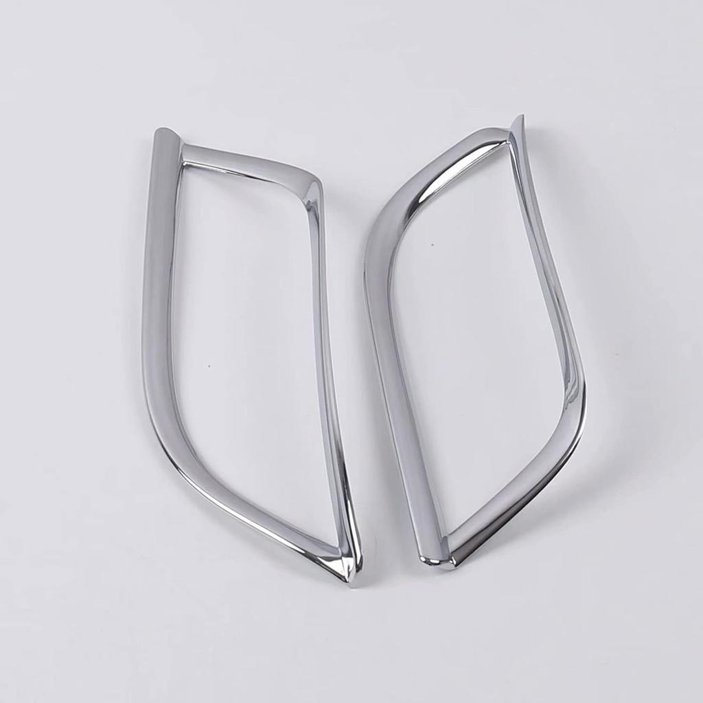 For Jeep Compass 2017-2020, ABS Chrome Car Rear Fog Light Cover Trim Tail Foglight Lamp Frame Styling Accessories