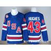 NHL Hockey Jersey USA Team Canada National Ice Uniform Cotton Sport Shirt Men