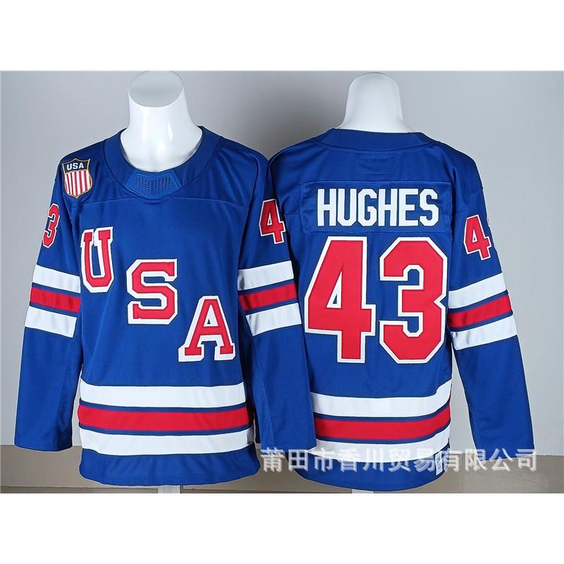 NHL Hockey Jersey USA Team Canada National Ice Uniform Cotton Sport Shirt Men