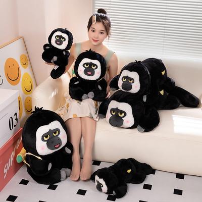 Cute White-faced Monk Monkey Doll Plush Toy Little Monkey Doll Children Soothing Rag Doll Birthday Gift