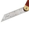 9inch Stainless Steel Sliding Angle Ruler With Wooden Handle Multi Angle Adjustable Measurement Tool