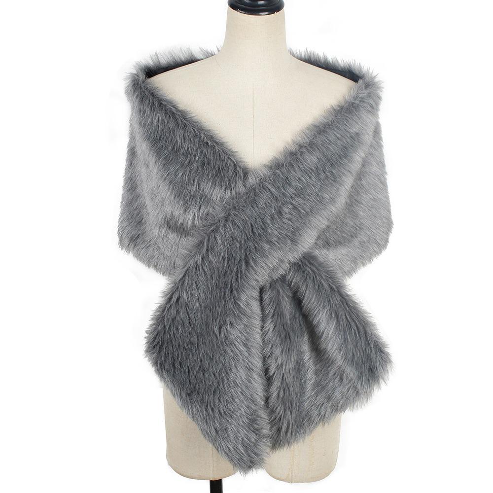 Multicolour Warm Cheongsam Shawl Widened Pashmina Wraps Fashion Fluffy Cape Shawls  Daily