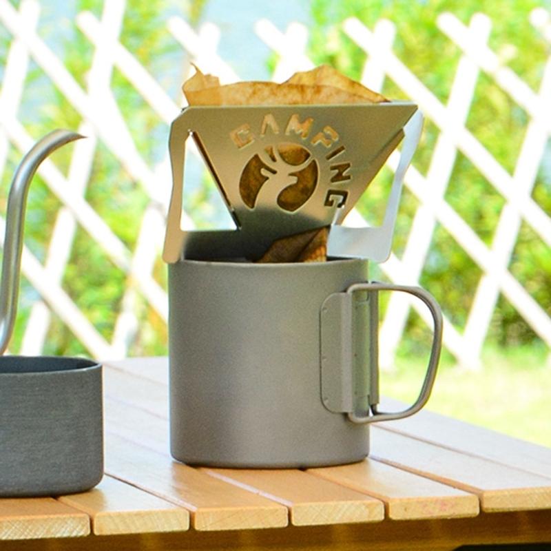 Coffee Hand Rinses Drips Filter Holder Portable Coffee Drips Stand Reusable Filter Cup Outdoor Travel Accessory Enduring