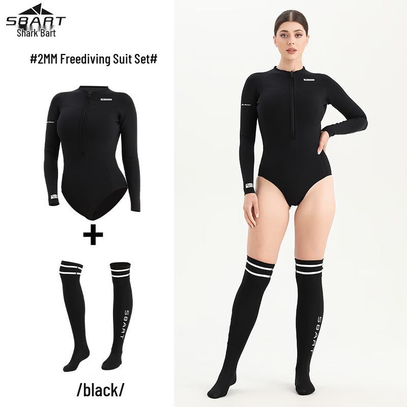 SBART Women s 2MM Freediving Long-Sleeve Wetsuit