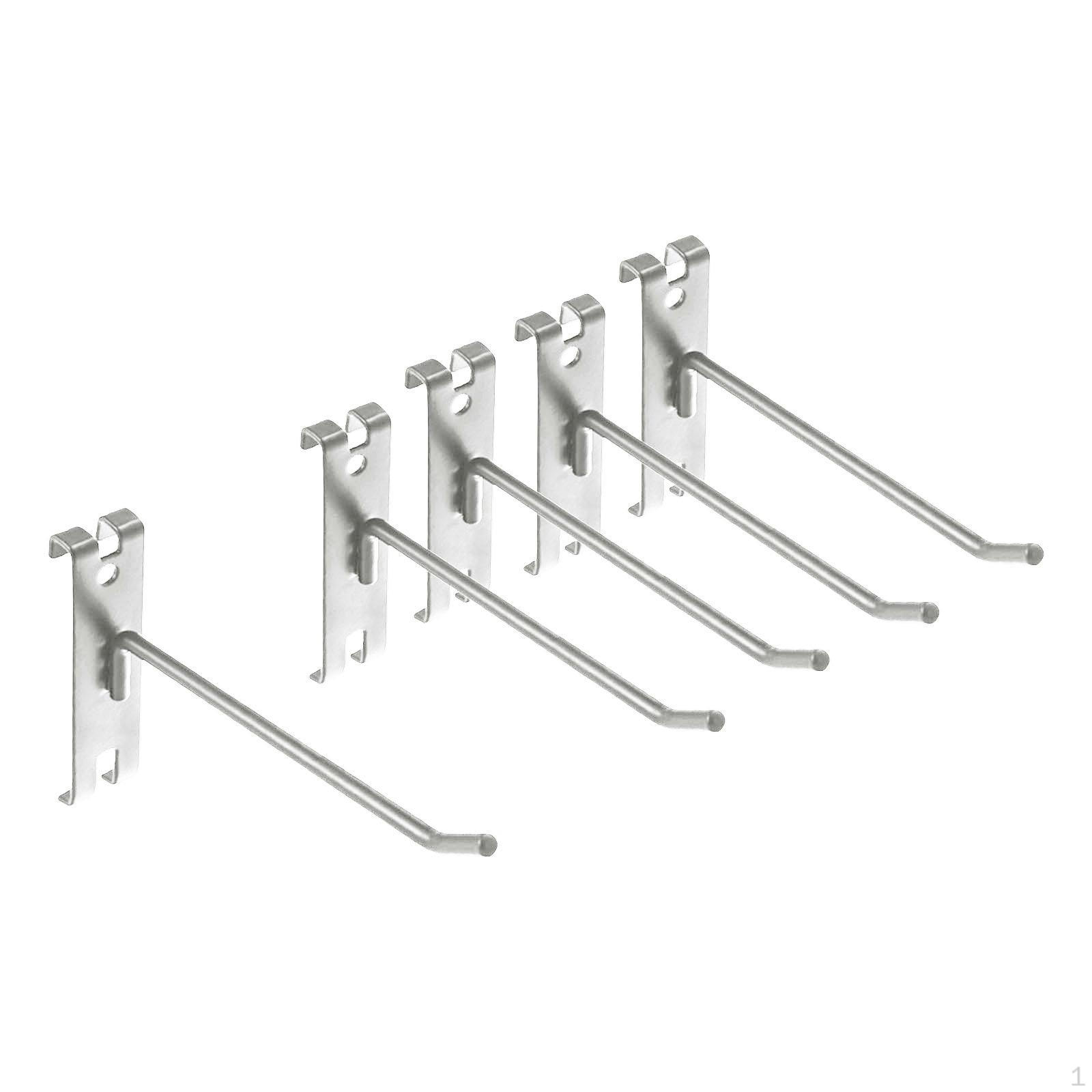 

Металеві гачки для організації стін silver 15cm