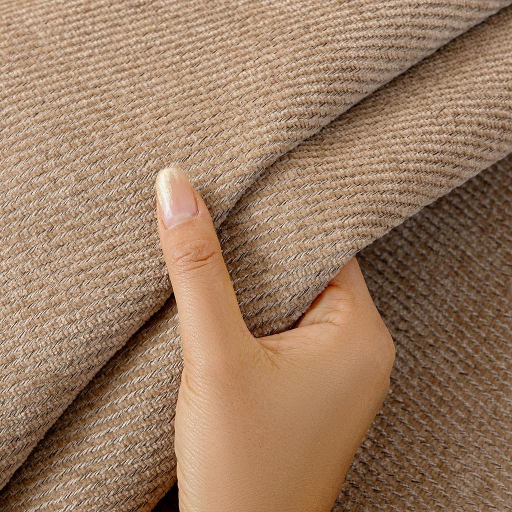 Minimalism Twill Chenille Sofa Cover, Yarn Dyed Quality Couch Seat Cover For All Seasons Living Room Sofa Towel Pet Friendly