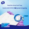 Vinda Ultra Strong 3-Ply Facial Tissue - 130 Sheets, 6 Packs (S Size) Household Value Pack