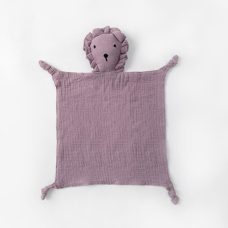 Pure Cotton Baby Comfort Blanket & Rabbit Doll Sleep Companion