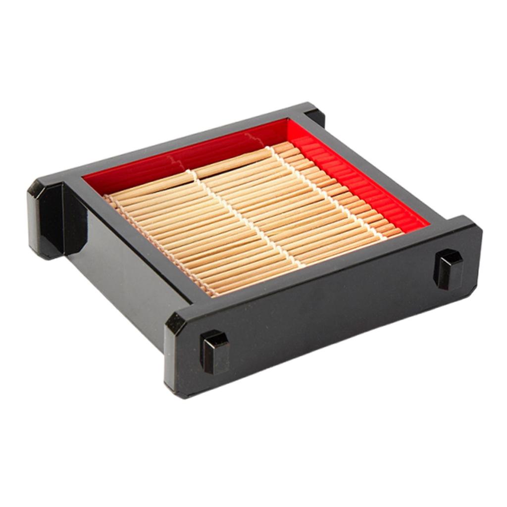 Cold Soba Noodle Plate, Easy to Clean Multipurpose Dish Platter, Bamboo Serving Tray for Home, Party, Festive Gatherings Picnic