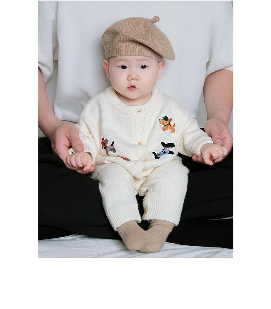 Premium Knitted Family Outfits for Spring & Autumn: Matching Sets for Parent-Child (3 or 4) - Mother-Son & Mother-Daughter Styles