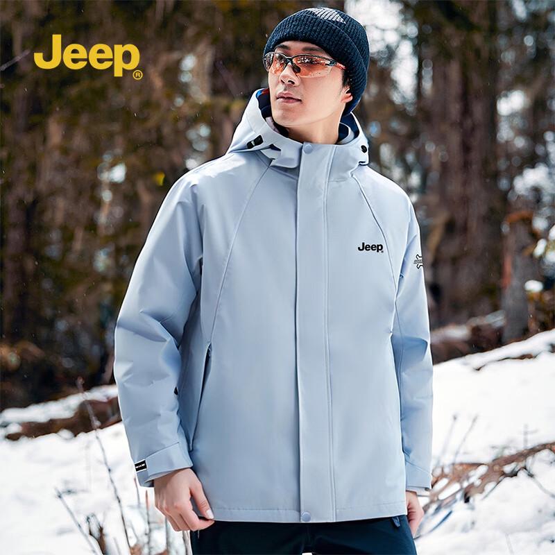 Jeep Men's Solid Color Outdoor Jacket P85HMWJ513