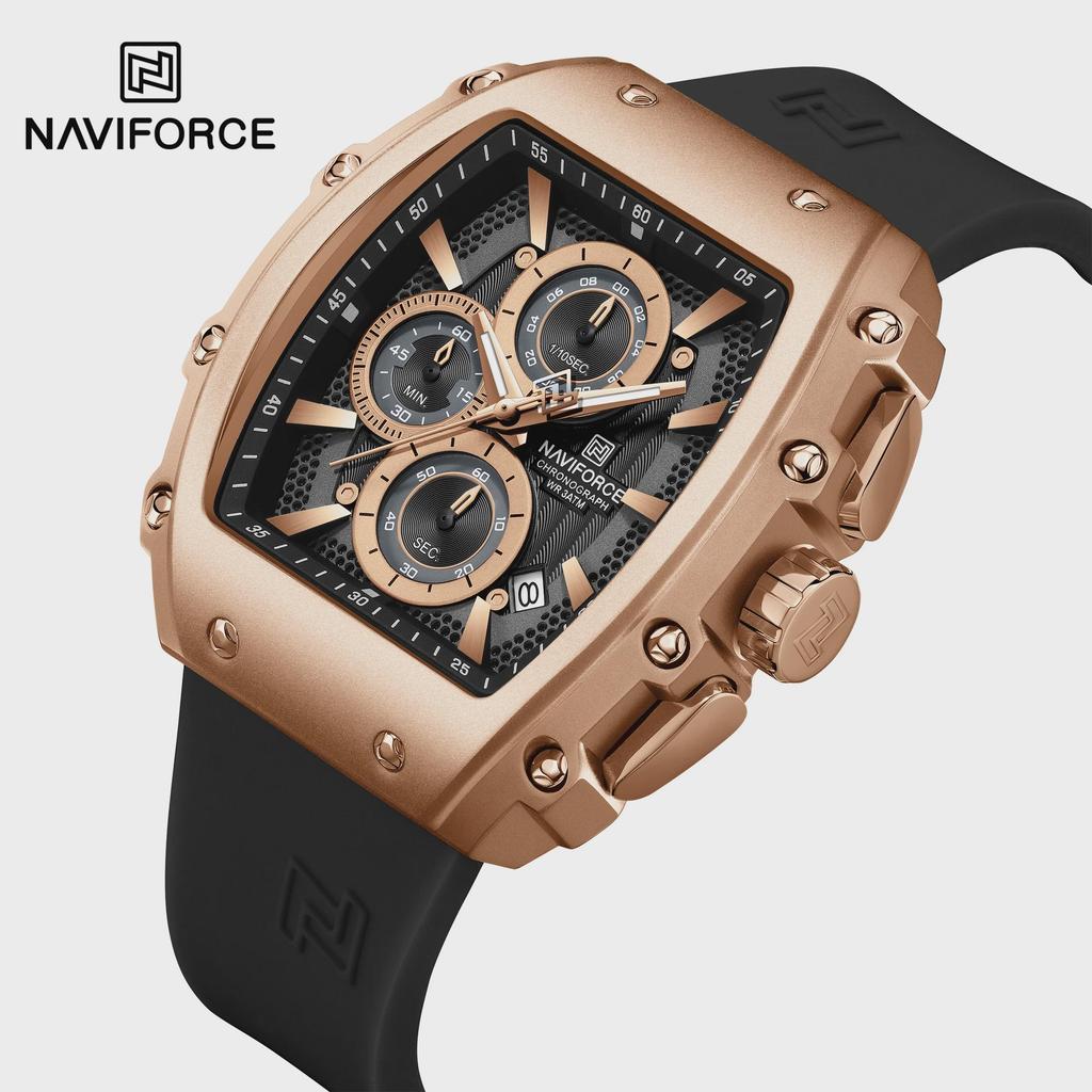 Men Sport Waterproof Quartz Watch Luxury Barrel-Shaped Steel Band Alloy Dial Casual Couple Luminous Wristwatch