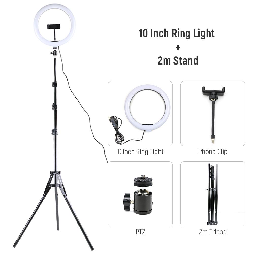 12inch RGB Led Ring Light With 0.5/1.6 Tripod Colorful 33/26cm Photographic Selfie Lighting For Youtube Live With Remote Control