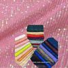 Sequin Bead Embroidery Elastic Mesh Fabric for DIY Sewing Stage Costumes Dress Scarf Clothing Fashion Cloth By The Meter