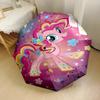 Unicorn Dreams In the Sky Compact Travel Automatic Umbrella Sturdy 8 Rib Shaft Compact Design All Season Use Fashionable Accessory