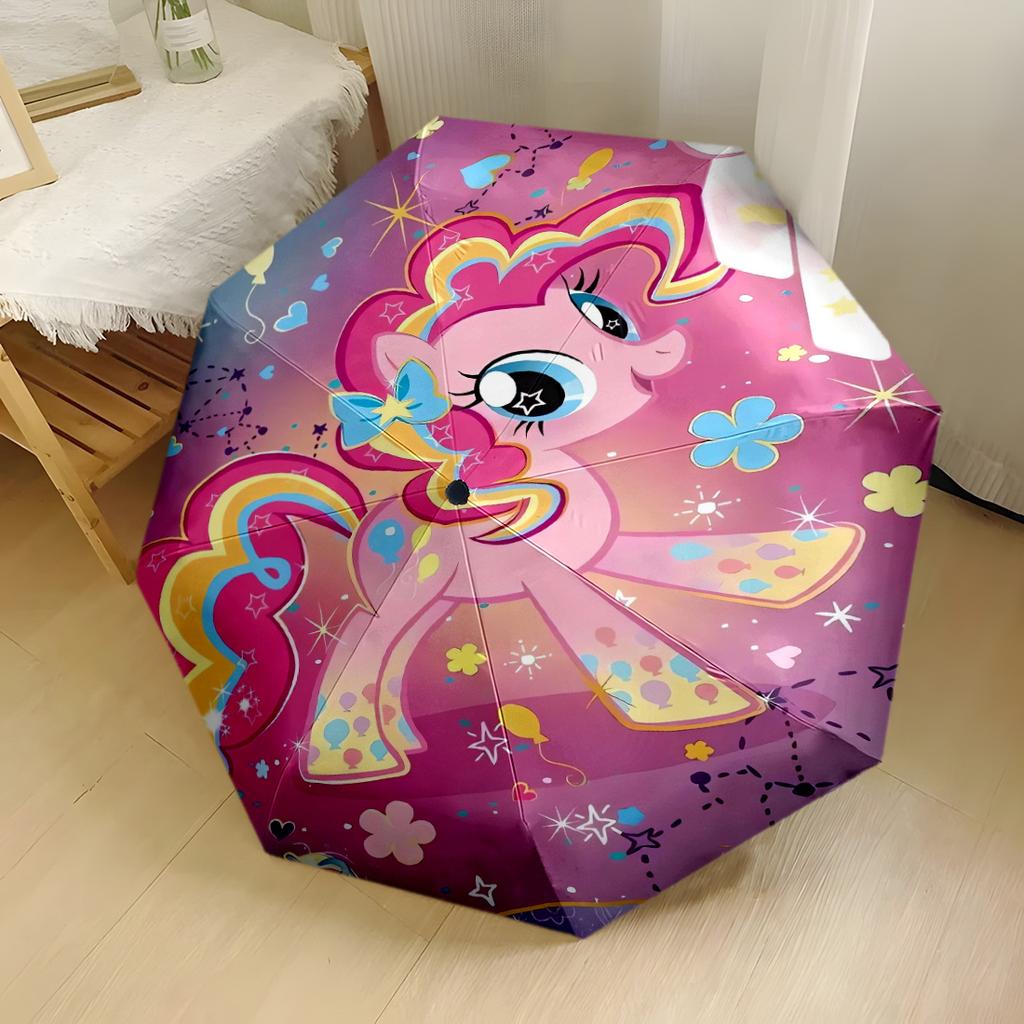 Unicorn Dreams In the Sky Compact Travel Automatic Umbrella Sturdy 8 Rib Shaft Compact Design All Season Use Fashionable Accessory