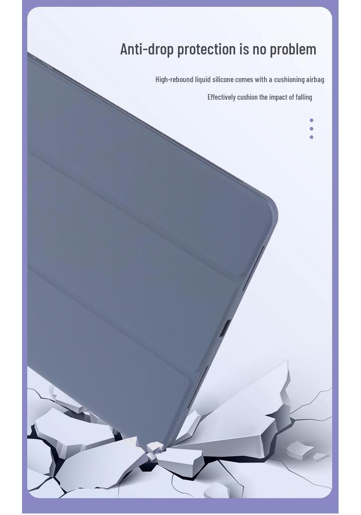 iPad 10.2/Pro 3/4/Air 5/Mini 5/6 Case with Pen Slot, Soft Leather Shell