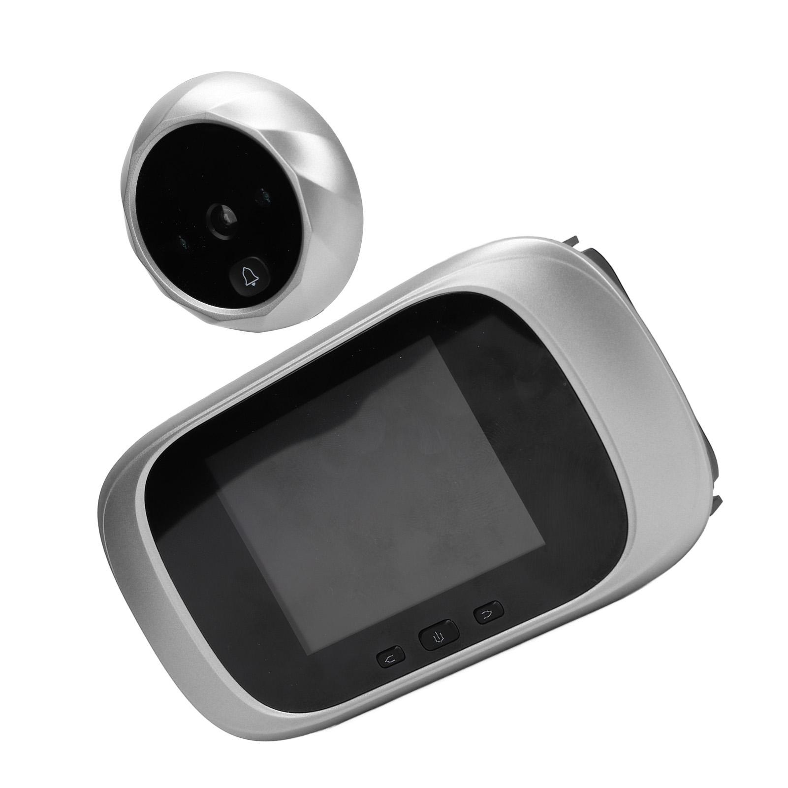 

Visual Door Viewer Door Smart Peephole Camera Doorbell with 2.8 Inch LCD Display Infrared Night Visual Photo Taking for Home Security