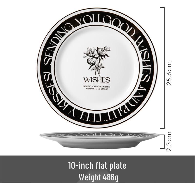 OIMG Nordic Ceramic Oval Flat Plate