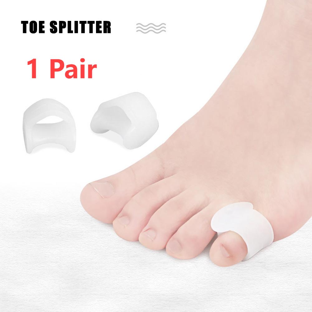 2ps/Pair Little Toe Thumb For Daily Use Silicone Gel Toe Bunion Guard Foot Care Finger Toe Separator Hallux Valgus Toe Care