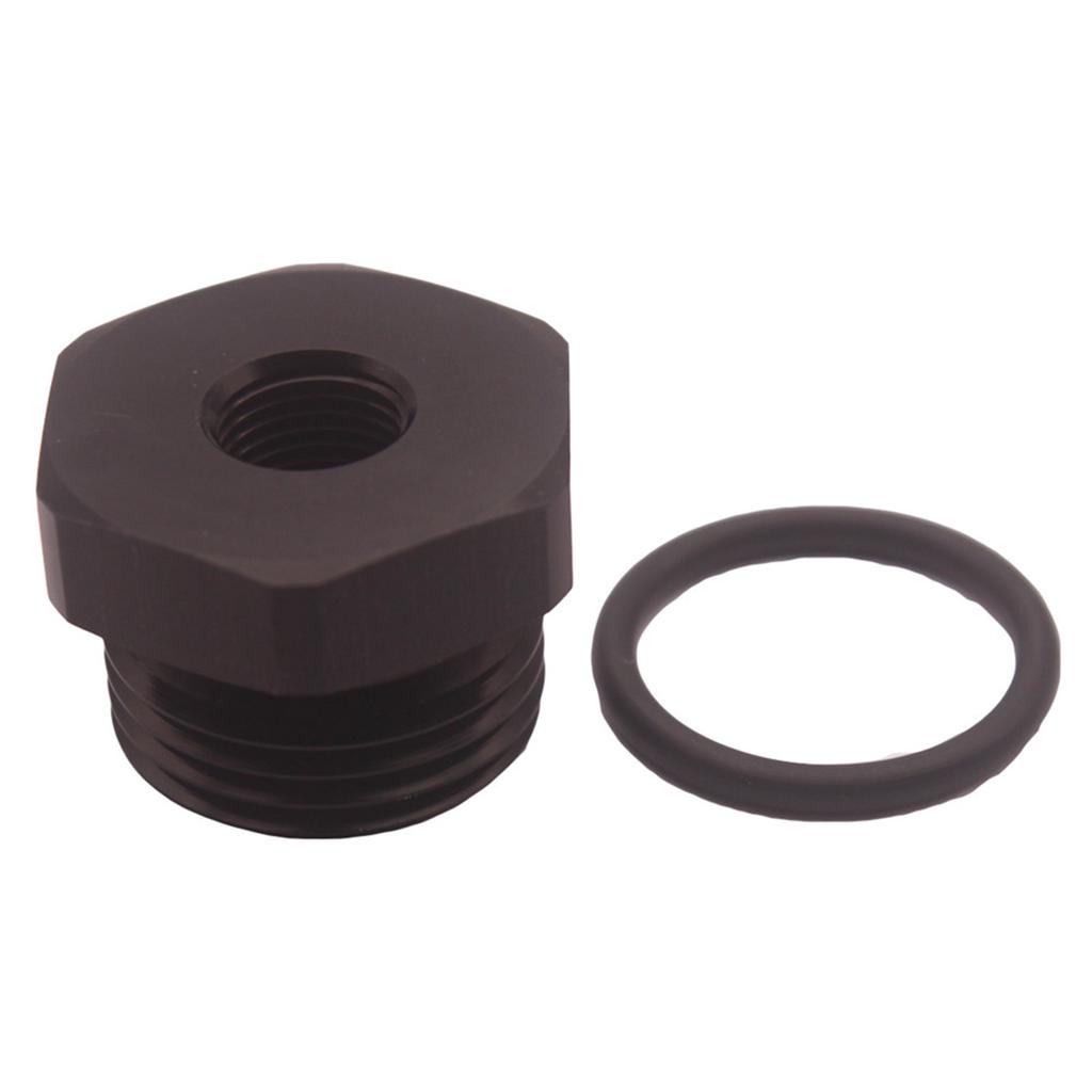 Tapón ORB-10 (AN10) Slimline Puerto Hexagonal Allen Con Junta Tórica - Negro | T7Design