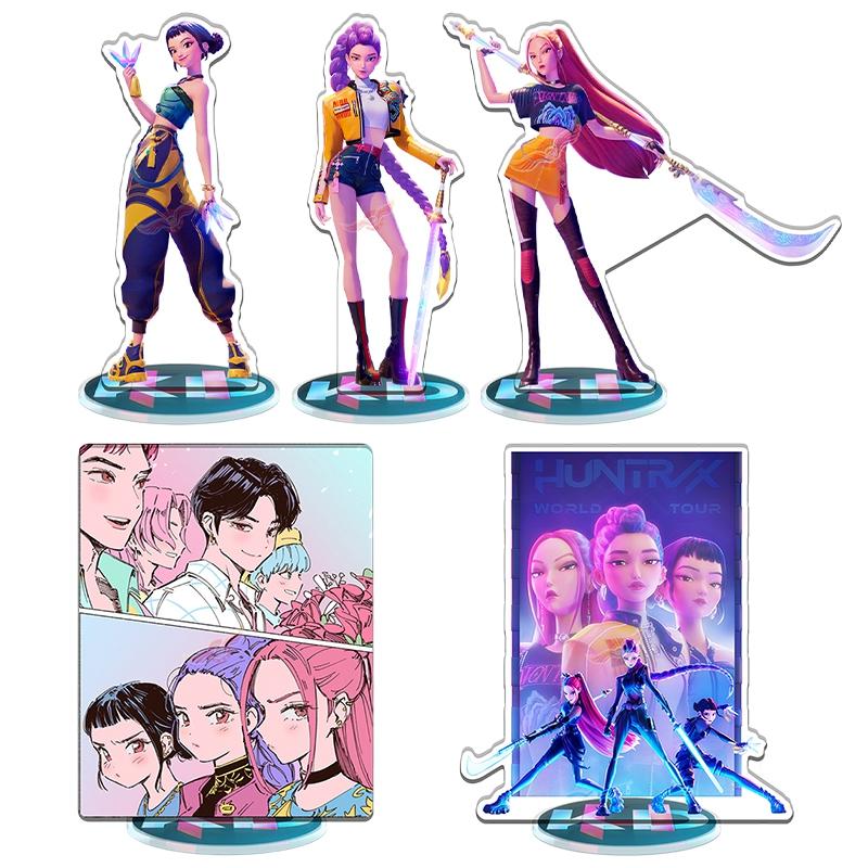 Set Tacâmuri de Petrecere de Unică Folosință Kpop De Hunter Tragere de Steag Petrecere de Ziua de Naștere Coreean Kpop Petrecere Anime Celebrare Consumabile Picnic Deco