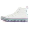 Casual Comfortable High-Top Skate Shoes Unisex Sneakers White Blue K0C45VS15-012A