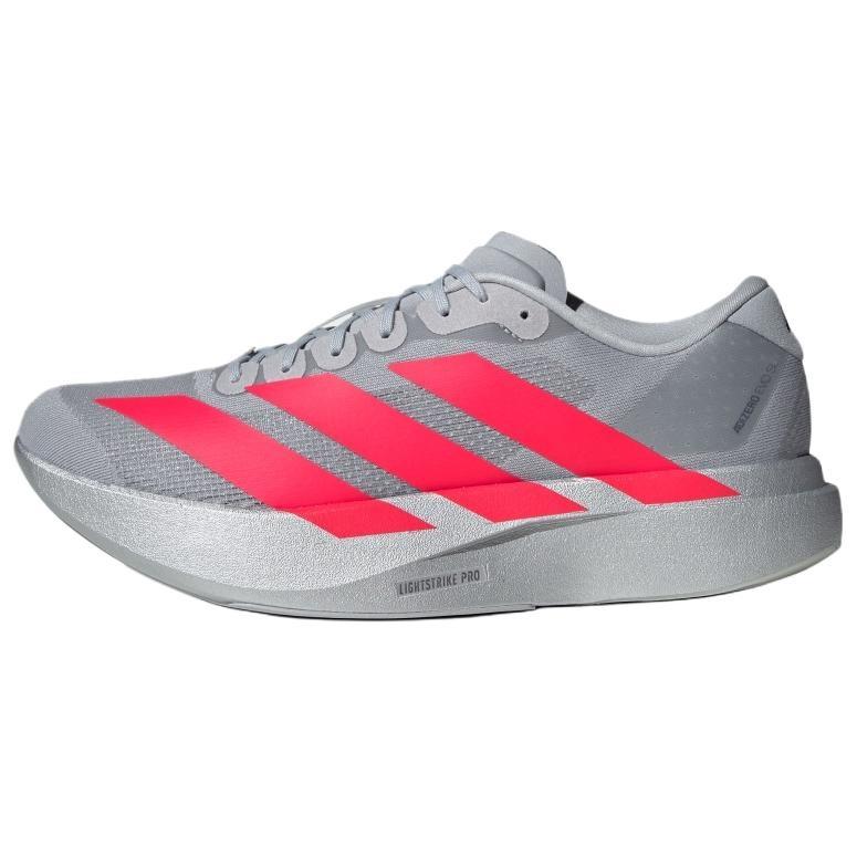 adidas Adizero EVO SL Silver Metallic Lucid Red Men s KI3381 EU 44
