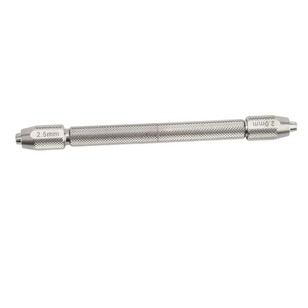 Steel Dual Head Chrome Steel Watch Winding Chuck Clock Precision Part Clamping