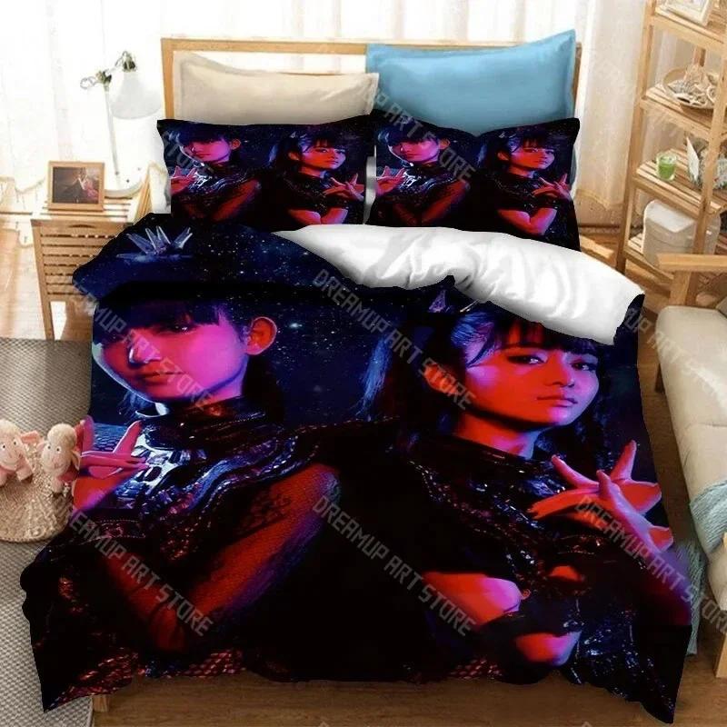3D Print Babymetal Band Bedding Set Pillowcase Duvet Cover Double Twin Full Queen King Adult Kids Bedclothes Quilt Cover