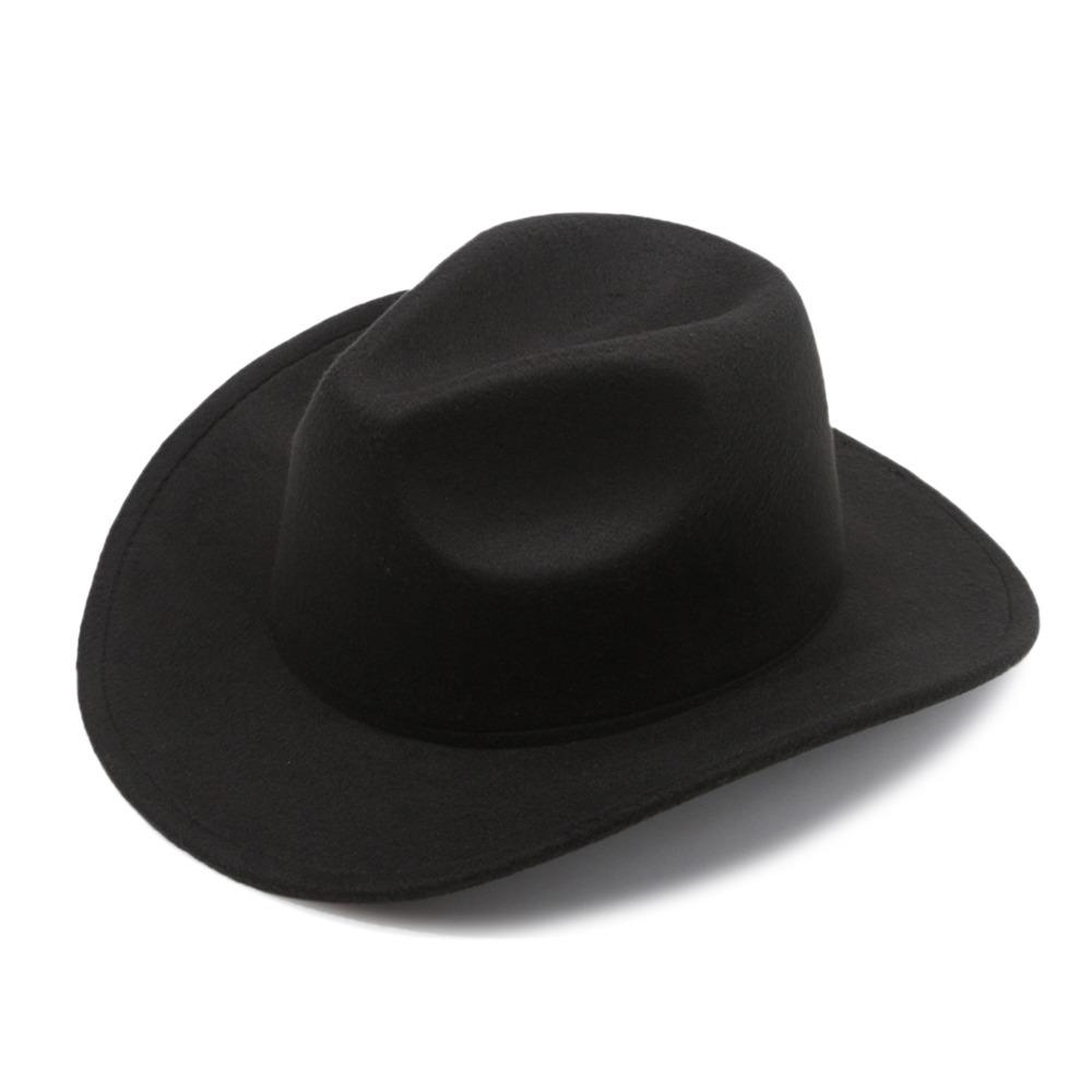 Solid Color Jazz Cap Felt Panama New Fedora Hat Dress Dance Party