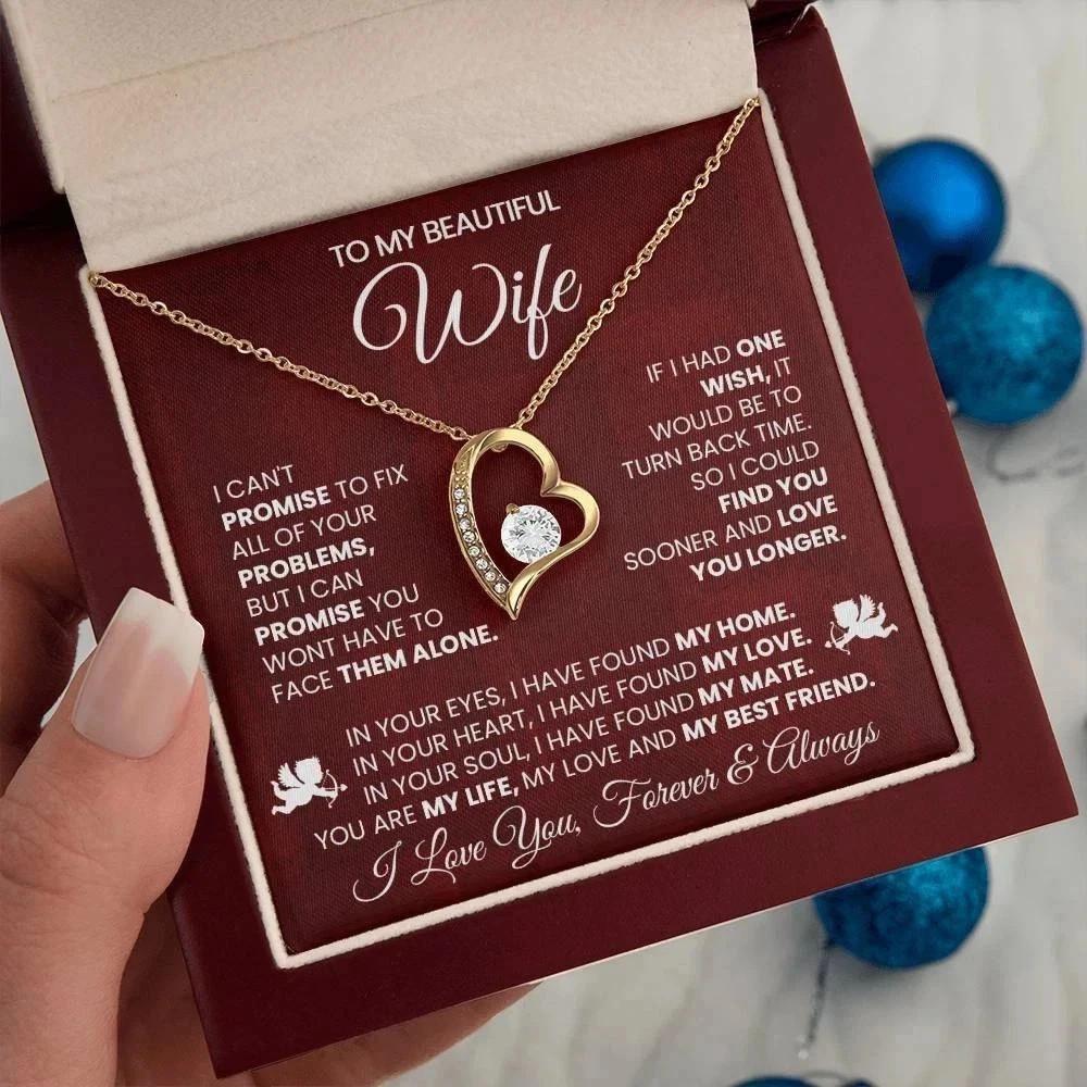 To My Wife Necklace Valentine Gift Special Gift For Wife You Are My Life S