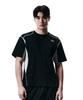 Hyeonpiteu Essential Mesh T-Shirt-[Black]