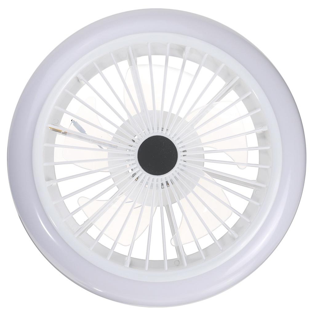 Ventilateur de plafond LED moderne avec télécommande, silencieux, 3 vitesses réglables, intensité variable, pour salon, 44 cm
