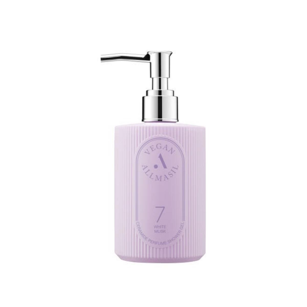 MASIL 7 Vegan Ceramide Perfume Shower Gel White Musk Skin Barrier Body Wash 300ml