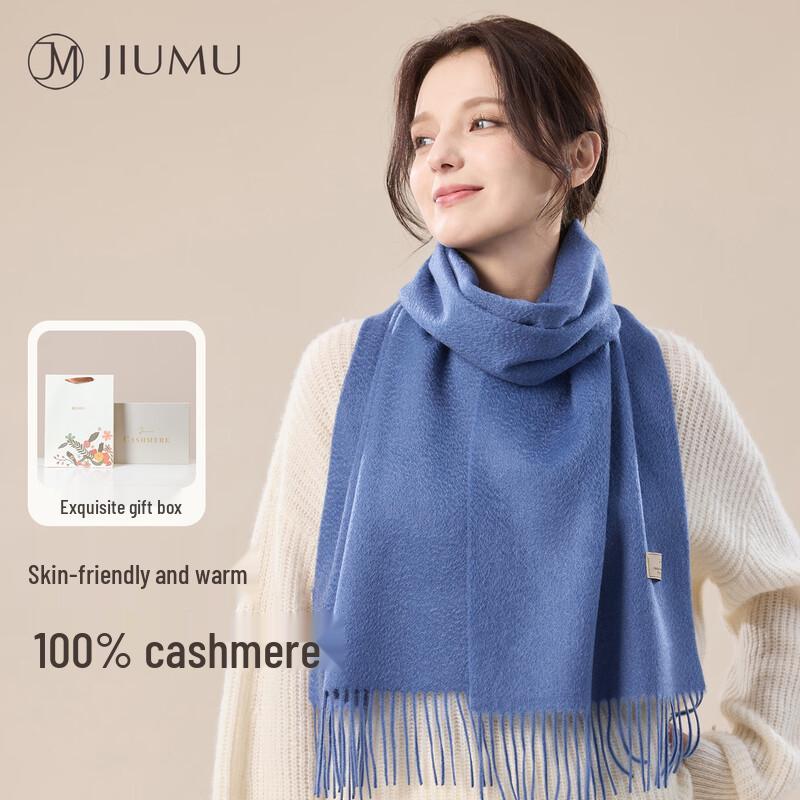 JIUMU 100% Cashmere Women's Winter Scarf & Shawl