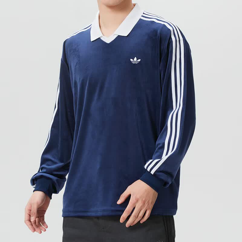 adidas Unisex Long-Sleeve Sport Polo Shirt KQ5486