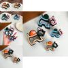 Fashionable Plastic And Resin Dog Hair Claw Clip In Chic Macaron Shades