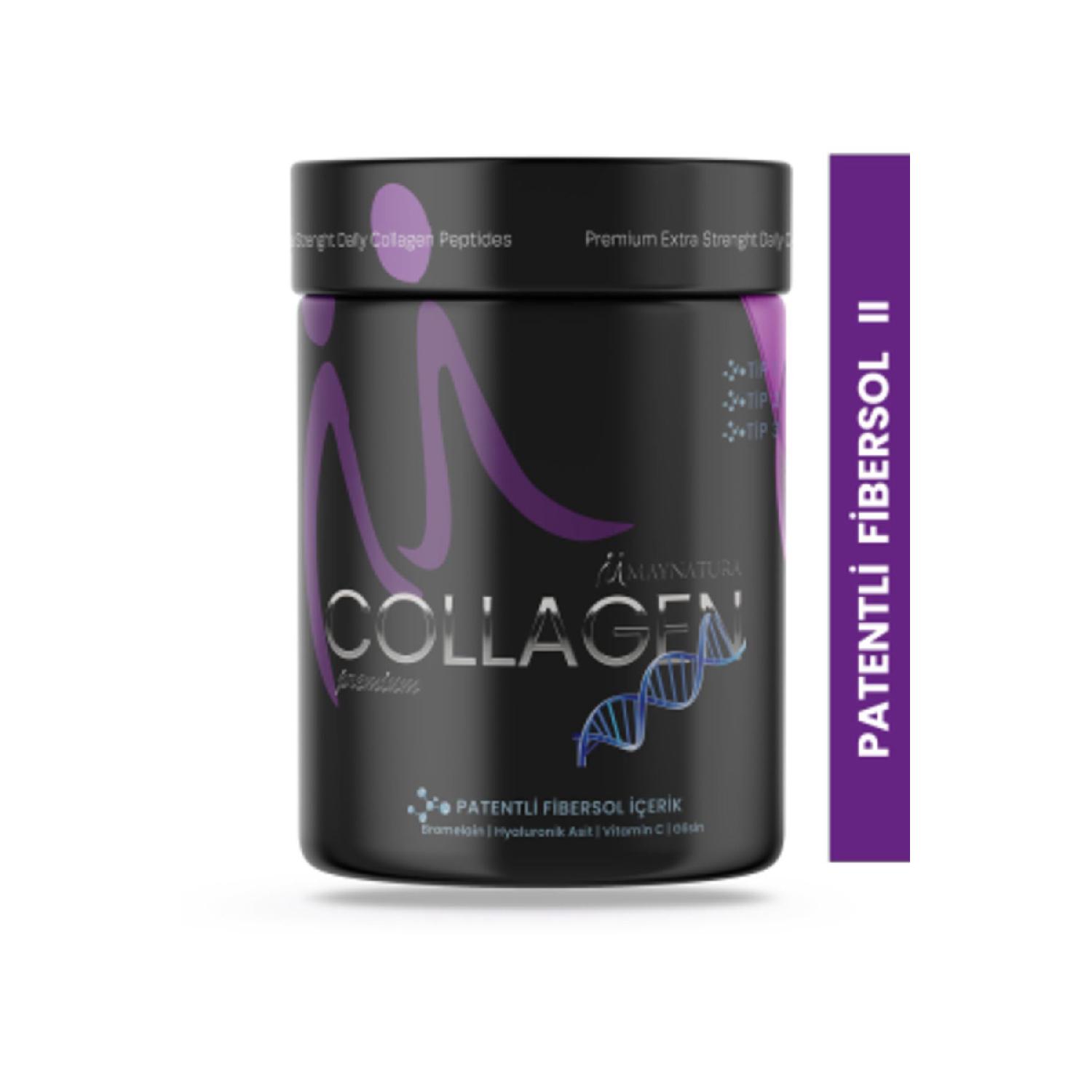 

Fibirsol And Double Hydrolyized Collagen Peptitis Including Diet Supplement 480 Gr