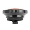 Mini Aluminum Alloy Round Quick Release Plate for Compact Action Tripods (Red)