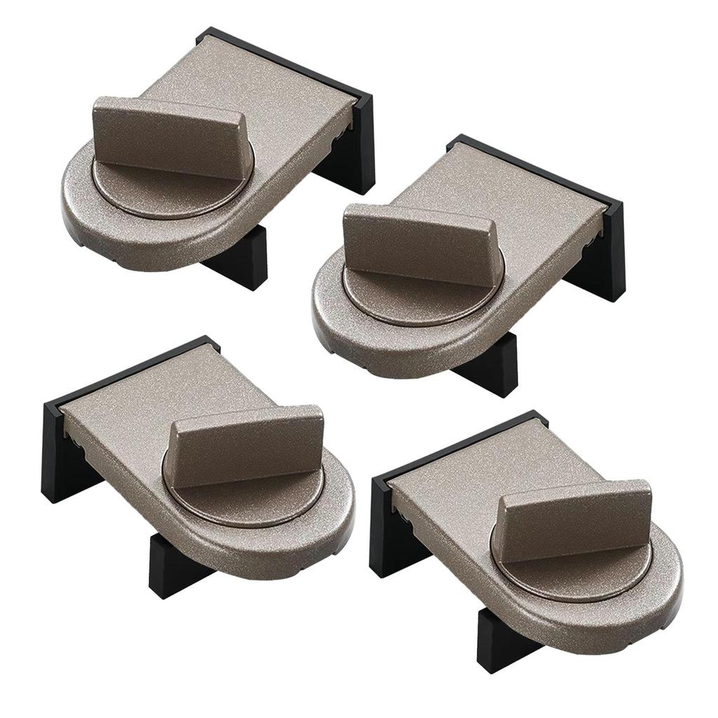 Sliding Door Lock Limiter Iron Rubber Window Lock Holder Child Protection Hardware for Plastic Windows
