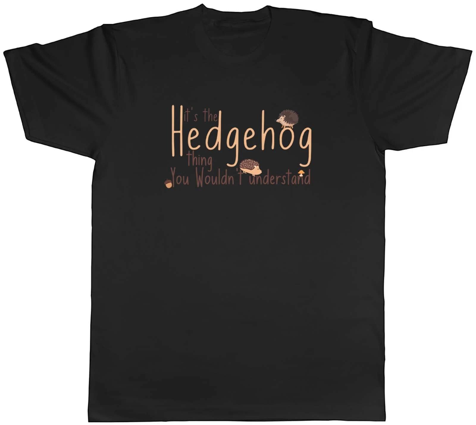Hedgehog Thing Mens T-Shirt Pet Wildlife Zoo Farm Animal Porcupine Unisex Tee XXL