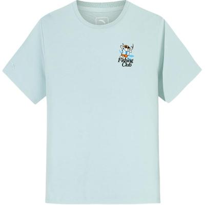 Basketball Series Thompson Sea Fishing T Comfortable Fashion Simple Versatile Short Sleeve T-Shirt Men Tops Seafoam-Green 152521156-2