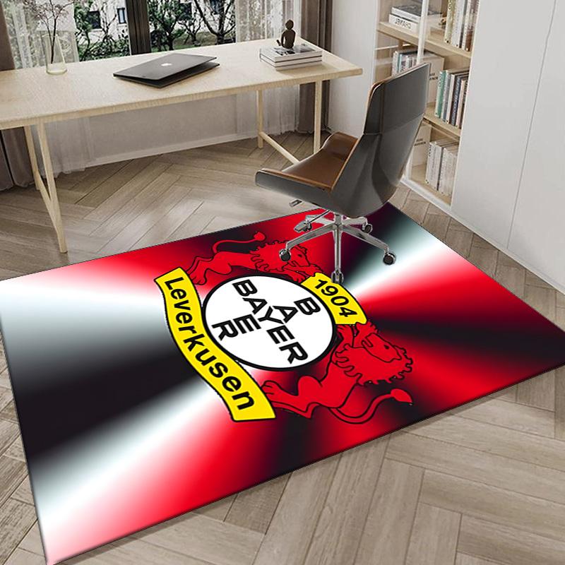Bayer Football Club Printed Area Rug for Office, Chair Rug, Decorative Carpet Floor Mat, Large Size Fan gifts Christmas gifts