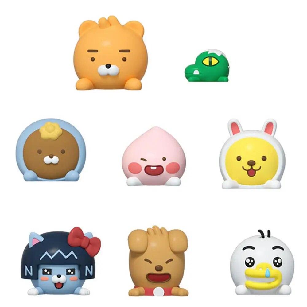 

Фигурка Kakaofriends, автомобильные украшения, центральная консоль автомобиля, приборная панель, декор интерьера, аниме-кукла, автомобильные принадлежности, автомобильные аксессуары, интерьер 8 packs