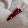 Vintage Polka Dot Hair Barrettes INS Style 7 Colors Acrylic Hair Clips Anti-slip Fashion Hair Accessories for Women Parties